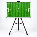 Pizarra táctica de fútbol en trípode.webp