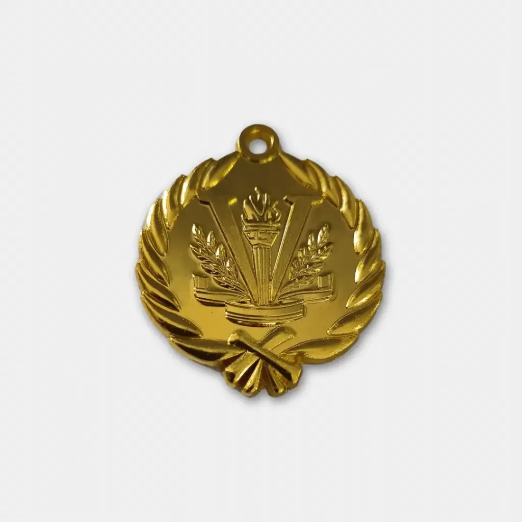 MEDALLA VICTORIA 5 CM DORADA