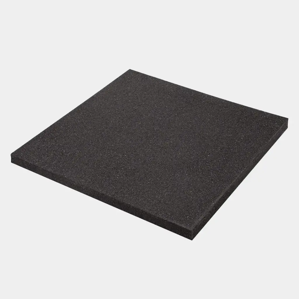 PISO DE CAUCHO PARA GYM 50x50 1.5CM