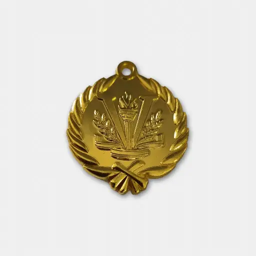 MEDALLA VICTORIA 5 CM DORADA