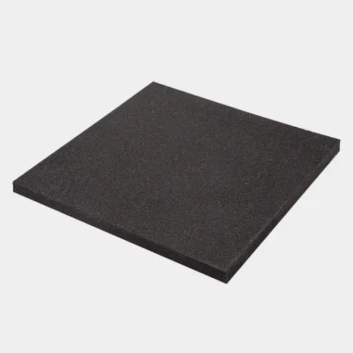 PISO DE CAUCHO PARA GYM 50x50 1.5CM