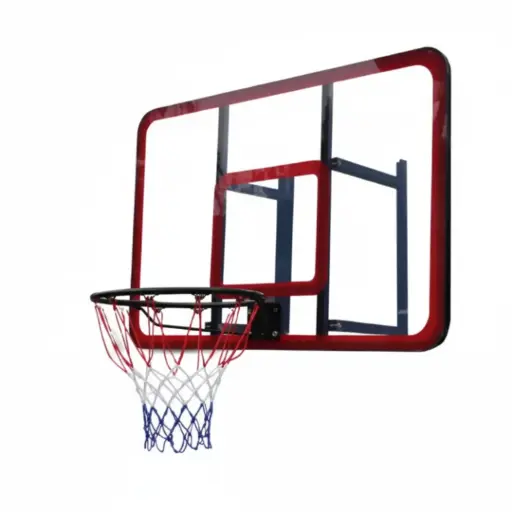 TABLERO DE BALONCESTO DE 120x80CM INCLUYE ARO Y RED (UNIDAD)